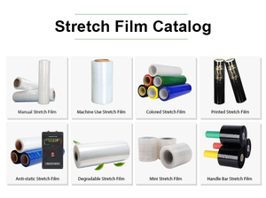 Rollo <span class=keywords><strong>de</strong></span> envoltura <span class=keywords><strong>de</strong></span> <span class=keywords><strong>película</strong></span> elástica <span class=keywords><strong>de</strong></span> fundición LLDPE a prueba <span class=keywords><strong>de</strong></span> humedad suave brillante colorido ecológico personalizado para envolver palés Promoción <span class=keywords><strong>de</strong></span> supermercado - Product Image 2