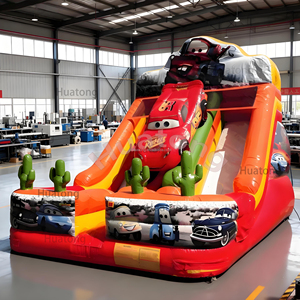Outdoor Double Lane Large <strong>Inflatable</strong> Jumping Castles <strong>Inflatable</strong> <strong>Slide</strong> for Kids Bounce House <strong>Inflatable</strong> Car Theme <strong>Dry</strong> <strong>Slide</strong> - Product Image 3