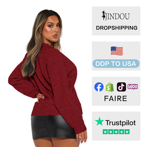 <span class=keywords><strong>Maglione</strong></span> da <span class=keywords><strong>donna</strong></span> con collo a <span class=keywords><strong>Polo</strong></span> lavorato a maglia in tinta unita da <span class=keywords><strong>donna</strong></span> <span class=keywords><strong>maglione</strong></span> lavorato a maglia <span class=keywords><strong>maglione</strong></span> lavorato a maglia da <span class=keywords><strong>donna</strong></span> - Product Image 2