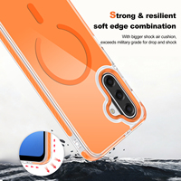 Étui magnétique coloré IVYMAX, protection intégrale en TPU, antichoc, charge sans fil, pour téléphone portable Samsung Galaxy A17