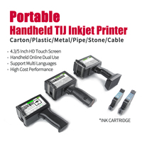 Impresora de inyección de tinta portátil DOCOD G300E de 25,4 mm, la más vendida, para códigos QR, pistola de codificación TIJ para fecha de caducidad y números de lote