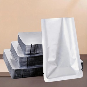 Sacs en aluminium imperméables à fermeture éclair sur trois côtés personnalisables, Bopp/Al/Pe, 25 kg, thermoscellables (Pa/Al/Pet/Pe) - Product Image 1