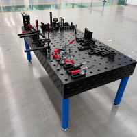 Meja Las 3D yang Dapat Disesuaikan, Sistem Perlengkapan Modular 5 Sisi yang Fleksibel untuk Konstruksi Logam dan Pengelasan Presisi