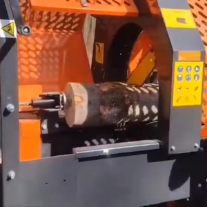 Spaccalegna a Benzina Usato 45T 8m/h con Motore GX630, Inserimento a Catena a 6 Lame, Trasportatore Idraulico, Processore per Legna da Ardere Forestale - Product Image 1