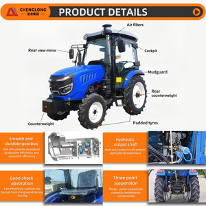 Mini Tractors for <strong>Agriculture</strong> 50HP Automatic with Core <strong>Components</strong> Engine and Gearbox - Product Image 4