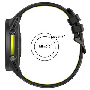 Nouveau bracelet sport en silicone de qualité supérieure à dégagement rapide, deux couleurs, silicone souple, étanche, compatible avec la montre intelligente Garmin - Product Image 6