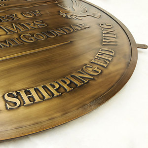 Targa Personalizzabile Grande, Emblema in Metallo, Premi Personalizzati, Targhe Personalizzate Argento e Oro - Product Image 4