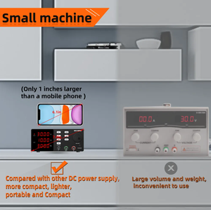 Fuente de Alimentación de Banco Variable de Salida Única de Alta Calidad Calculus 60V 5A con Interfaz USB para Uso en Computadoras, Venta Directa de Fábrica - Product Image 3