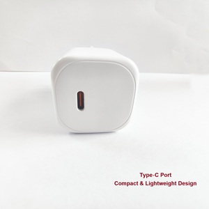 Adaptateur de charge rapide PD3.0 PPS 35W, prise EU, chargeur mural USB-C simple, chargeur de téléphone multi-protocoles pour voyage - Product Image 2