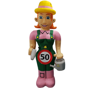 Vui Inflatable búp bê Sarah Pop <span class=keywords><strong>ASO</strong></span> cô gái cầm một chiếc điện thoại di động trong tay với một sự xuất hiện phổ biến phóng đại - Product Image 3