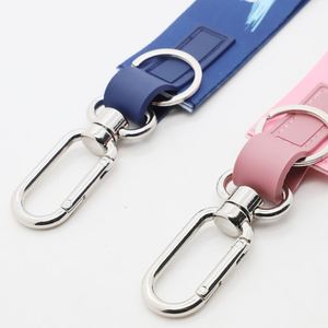 Custom Female Leadership Conferences Gifts Personalized logo Printed Short Wrist Lanyard with High Quality Silver Carabiner - Product Image 2