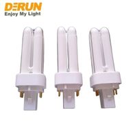 Lampe fluorescente PLC de haute qualité 220V 2U 5W 7W 9W 13W 18W 26W G24Q-1 G24Q-2 G24Q-3 4PIN pour éclairage intérieur, CFL-U