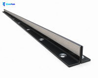 Rail de guidage solide T75 de haute qualité, longueur 5m, surface de travail 75 et 62mm, 10mm pour ascenseur de passagers
