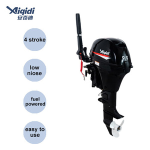 AIQIDI 9.9HP Propulsión fuera de borda Barco de pesca a <span class=keywords><strong>gasolina</strong></span> <span class=keywords><strong>Lancha</strong></span> rápida Motor fuera de borda de 4 tiempos - Product Image 3