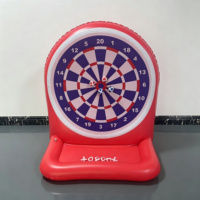 Cible de fléchettes gonflable flottante en PVC pour jeux aquatiques d'extérieur, design sportif moderne, idéale pour les événements estivaux