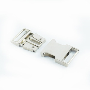 Hebilla de Bloqueo Automático de Aleación de Zinc de 25 mm Plateada para Bolsos, Cinturones, Mochilas, Accesorios de Correas para Mascotas - Product Image 2