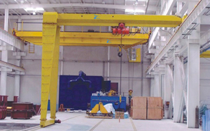 Grue semi-portique 10 tonnes la plus vendue, à poutre unique, pour terrain ouvert, avec télécommande - Product Image 2