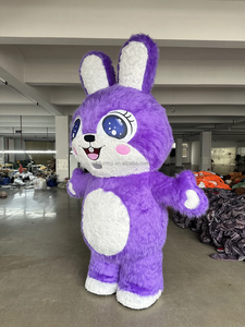 Đáng kinh ngạc giáng sinh Inflatable thỏ thỏ trang phục đầy đủ cơ thể đi bộ bunny linh vật phù hợp với phục sinh giải trí Bunny Dress - Product Image 2