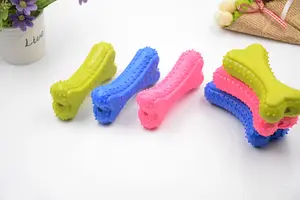 Commercio All'ingrosso della fabbrica di materiale TPR Forma di Osso di Cane Masticare Giocattolo asta Molare Interattivo Giocattolo Dell'animale Domestico - Product Image 5