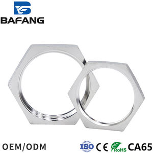 ルートナットM8 M10 M12 M24 304ステンレス鋼薄いナット六角形ロック - Product Image 3