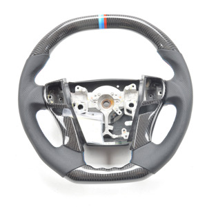 Volante Deportivo de Fibra de Carbono 3D Nuevo a <span class=keywords><strong>Precio</strong></span> de Fábrica YLC para Toyota Hilux Fortuner Land Cruiser <span class=keywords><strong>GR</strong></span> Previa - Product Image 4