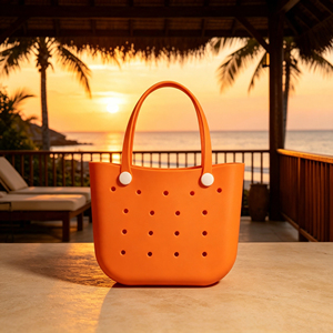 Bolsa de Playa Impermeable de EVA, Bolso de Mano Ligero con Malla Lavable, Parte Superior Abierta, <span class=keywords><strong>a</strong></span> Prueba de Derrames, Bolso Grande para Viajes Familiares - Product Image 1
