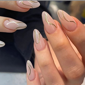 Diseño cuadrado <span class=keywords><strong>de</strong></span> <span class=keywords><strong>uñas</strong></span> <span class=keywords><strong>postizas</strong></span> Rosa Ballet largo al por mayor con estampado <span class=keywords><strong>de</strong></span> labios rojos cálidos para el Día <span class=keywords><strong>de</strong></span> San Valentín usable en los dedos - Product Image 3