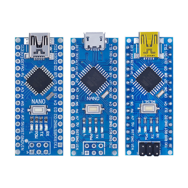 Mini Type-C USB Atmega328 Nano V3.0 NANO CH340 Chip Controller Compatible Development Board with Cable Driver 16Mhz