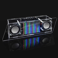 Kit de haut-parleur Bluetooth DIY électronique musique contrôle acoustique spectre multicolore projet de soudure pratique assemblage de soudure