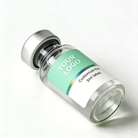 Autocollant personnalisé à transfert thermique haute adhérence pour flacons de peptides 3 ml, 5 ml, 10 ml, flacons injectables