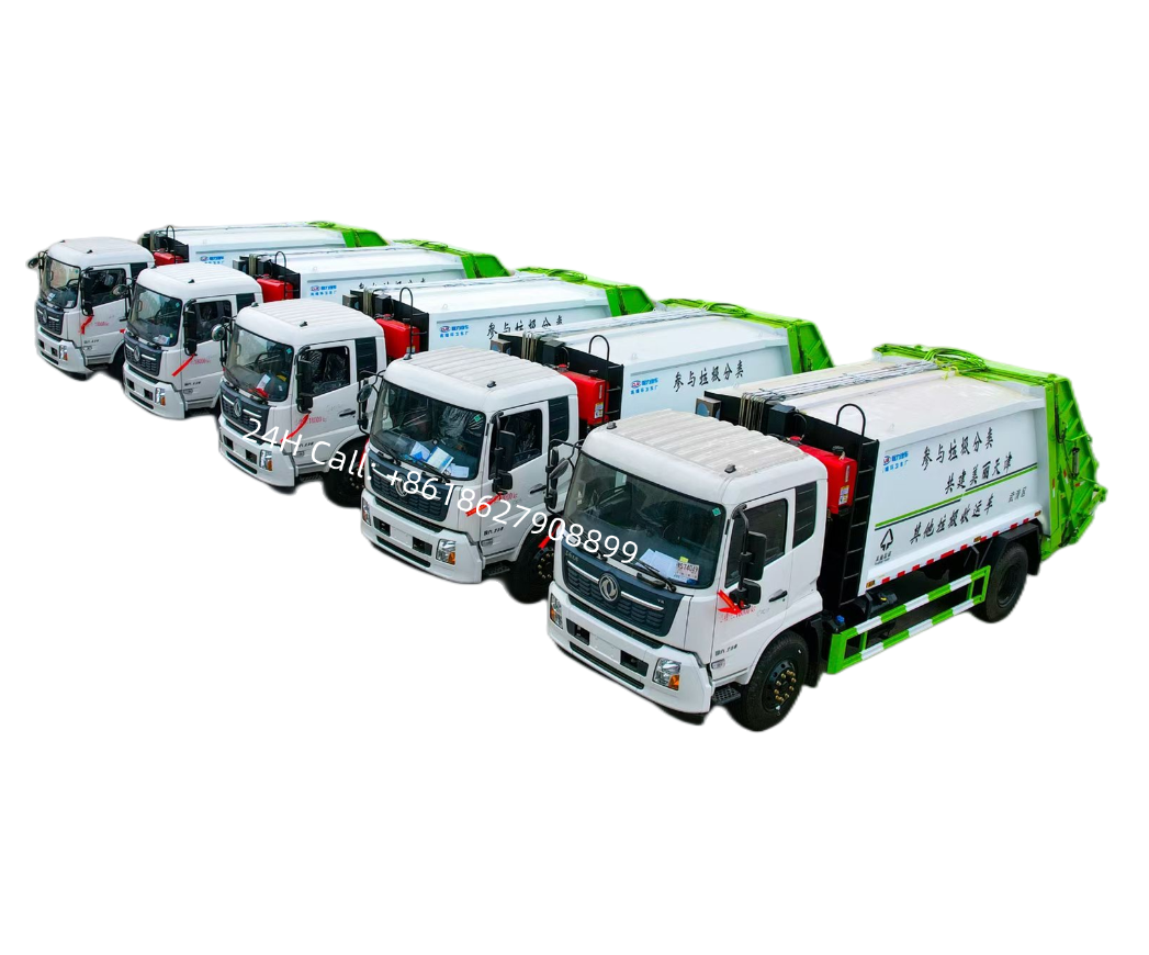 2023 Hot sale CLW DONGFENG 190HP 12cbm garbage compactor truck waste compressed truck