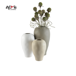 Stampi in <span class=keywords><strong>cemento</strong></span> rotondi nordici per ornamenti da giardino piccoli vasi di fiori in ceramica secca Twist per la decorazione domestica - Product Image 2