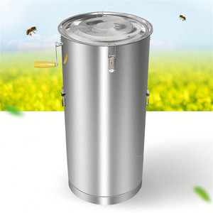 Centrífuga Manual de Acero Inoxidable Duradera para Miel, Extractor de Miel de Doble Capa para Separación de Miel de Panal - Product Image 6