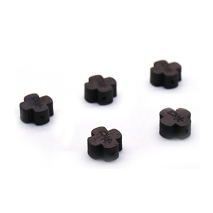 Cuentas de madera cruzadas de 1.0 cm para hacer pulseras, accesorios de joyería DIY - Product Image 4
