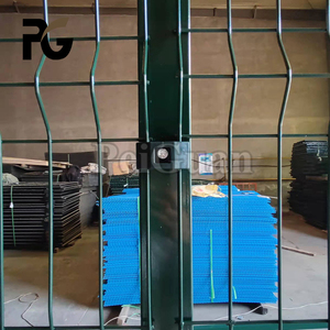 3d Panel Fence Occultation Pvc Kit Cloture Security Privacy Panel Strip Garden Panneau Grillage Rigide <span class=keywords><strong>Vert</strong></span> 250m Galvanize Mesh - Product Image 5