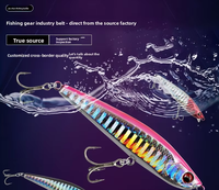 Leurre Artificiel Dur Coulant Minnow Trembling Sinker à Longue Portée avec Bille d'Acier pour l'Aguet et le Bar en Eau Douce et Salée