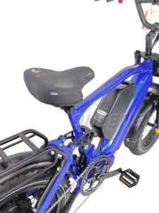 Bicicleta Eléctrica Potente 2000/3000 con Doble Batería de 72V35AH, Suspensión Completa, Neumáticos Anchos, Híbrida para Adultos - Product Image 5