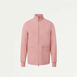 Conception professionnelle de veste de gommage médical Sharp Fit avec tissu denim doux et respirant - Product Image 1