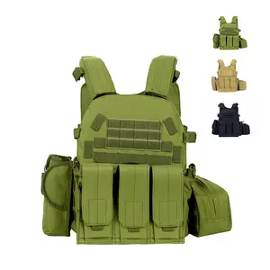 Giubbotto a sorpresa sistema MOLLE giubbotto protettivo interstrato EVA Board Design anfibio allenamento tattico gilet