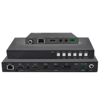 Commutateur HDMI 5x2 sans soudure avec sortie HDBaseT PIP/PAP/Tri/Quad-view pour système de cinéma maison