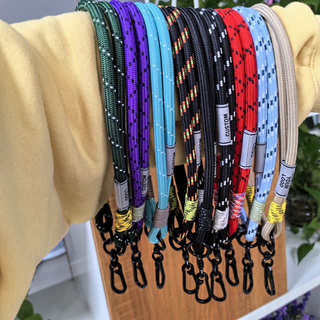 Customized Crossbody Phone Strap Necklace Nylon Patch Phone Lanyard Universal Adjustable Phone Case Strap