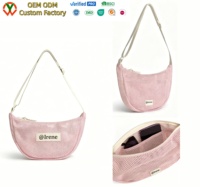 Sac Hobo Léger en Maille Personnalisable (Couleur & Logo) – Sac à Bandoulière Décontracté Doux et Résistant Grande Capacité avec Pochette Organisateur pour Usage Quotidien