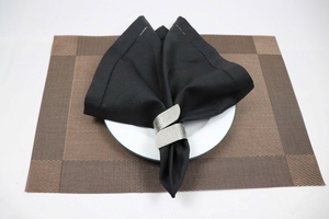 ผ้าเช็ดปากทรงสี่เหลี่ยมทำมือ เป็นมิตรกับสิ่งแวดล้อม ใช้ซ้ำได้ ทำจากผ้าฝ้าย สำหรับรับประทานอาหารที่บ้านและงานแต่งงาน - Product Image 6