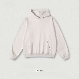 Small <b>Bulk</b> Customization 500gsm Heavyweight Oversized Pullover French <b>Terry</b> Streetwear Men's Hoodies - Product Image 6