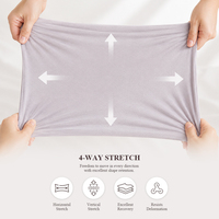 Tissu thermique confortable 285 GSM, double face brossé, antistatique, anti-bouloches, tricot doux pour vêtements de nuit d'hiver