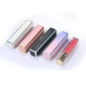 Plumper rose or diamant violet stylo brosse cosmétique récipient applicateurs tubes en forme de 8 trois conteneurs boîte brillant à lèvres