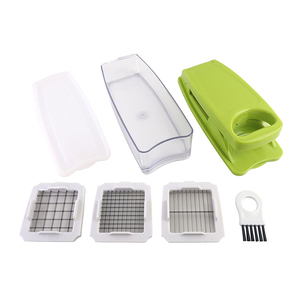 Accessoires de cuisine : Coupe-légumes multifonctionnel pour pommes de terre, oignons et autres légumes, hachoir et trancheuse - Product Image 4