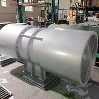 Ventilateurs à moteur en acier inoxydable à haute poussée, induction d'air efficace pour la ventilation des tunnels et souterraines