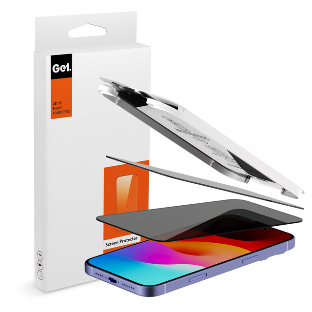 Anti-Spy Privacy Screen Protector Film for iPhone X XS XR 11 12 Pro Max Dust-Free Easy Installation Included Tray Applicator
