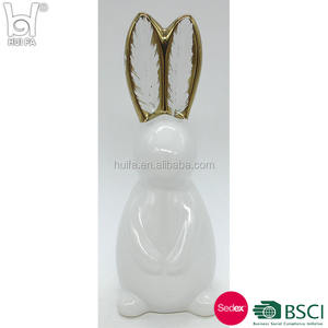 Sculpture de <span class=keywords><strong>lapin</strong></span> en céramique Art déco de nouveau style pour table et décoration intérieure idée cadeau parfaite - Product Image 4